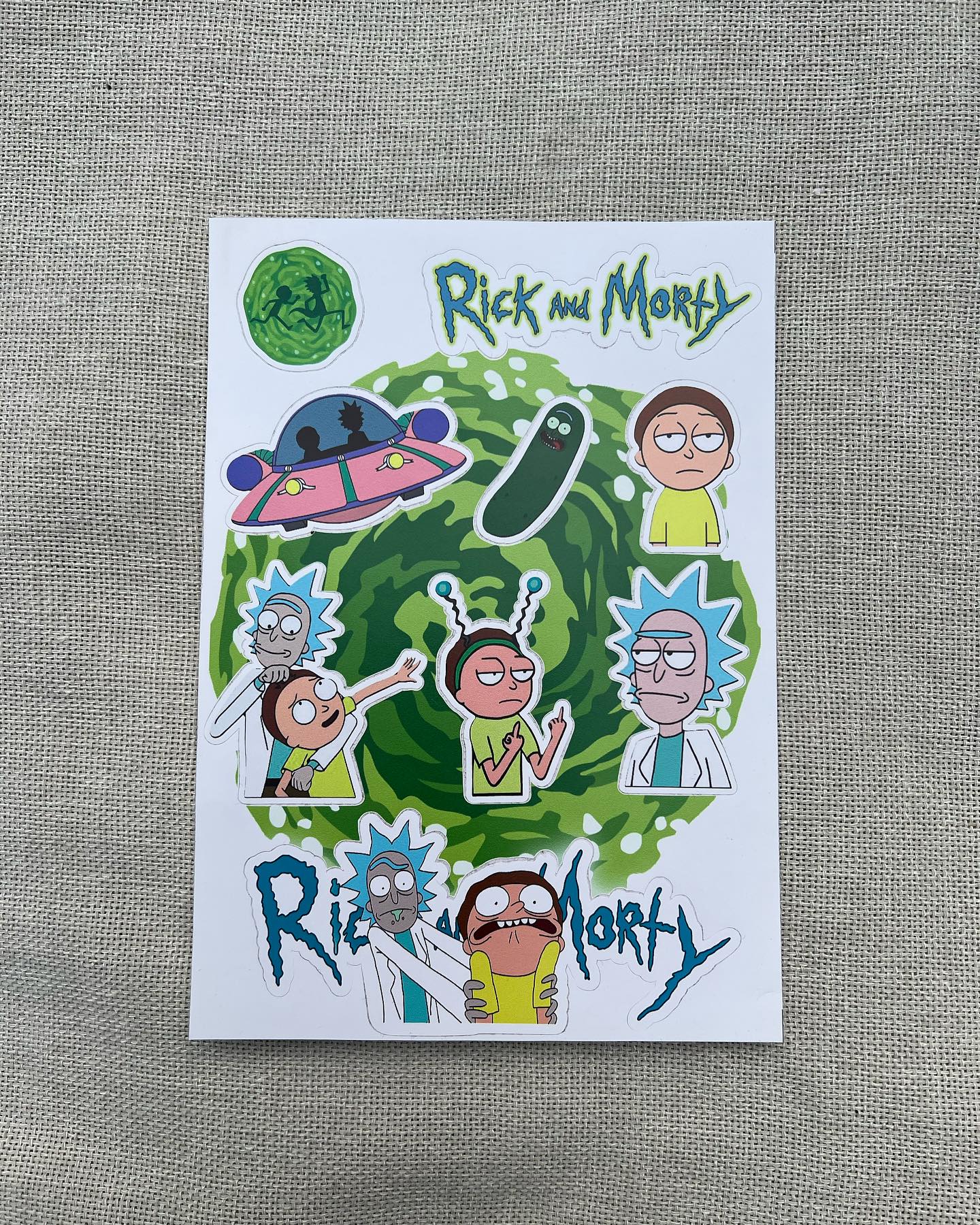 Stagi Group, სტაგი ჯგუფის Rick&Morty, რიკი და მორტის სტიკერები